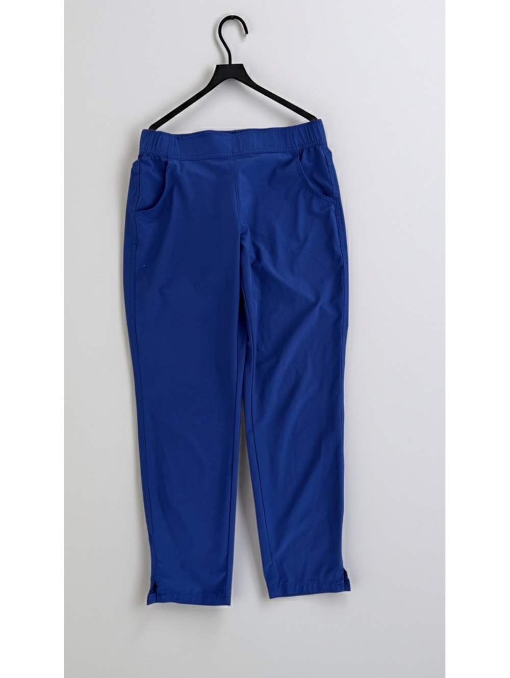 Eddie Bauer Ladies Traveler Pant Navy Blue Stretch Ankle Hiking Womens Small EUC